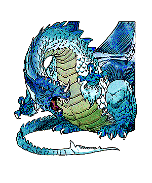 Dragon, Chromatic, Blue Dragon, Chromatic, Blue