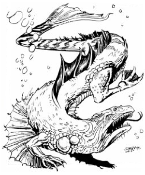 Drake (Athas), Water Drake (Athas), Water