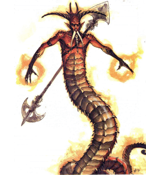 Elemental, Fire Kin, Salamander II Elemental, Fire Kin, Salamander II