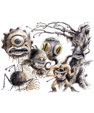 Beholder and Beholder-kin II Beholder and Beholder-kin II