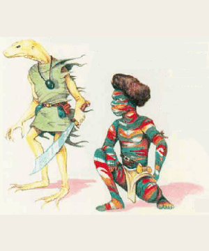 Lizard Kin (Mystara), Chameleon Man and Sis’thik Lizard Kin (Mystara), Chameleon Man and Sis’thik